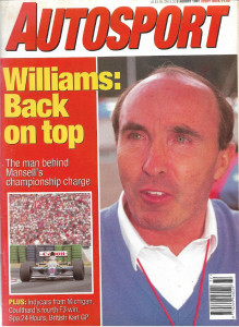 AUTOSPORT 1991 AUG 08 - CLOUTHARD, RICK MEARS, DAVID BRABHAM
